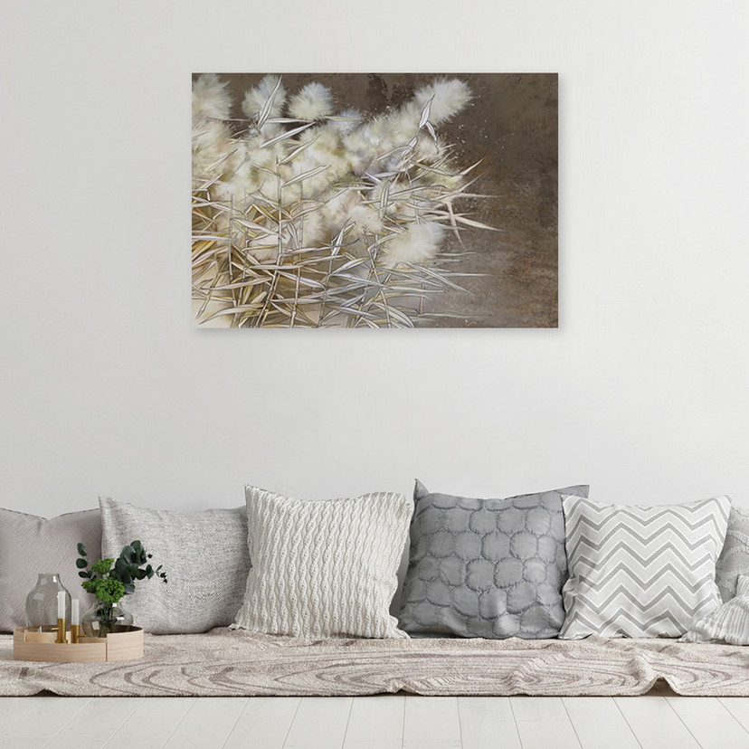 Canvasbillede, Boho pampasgræs