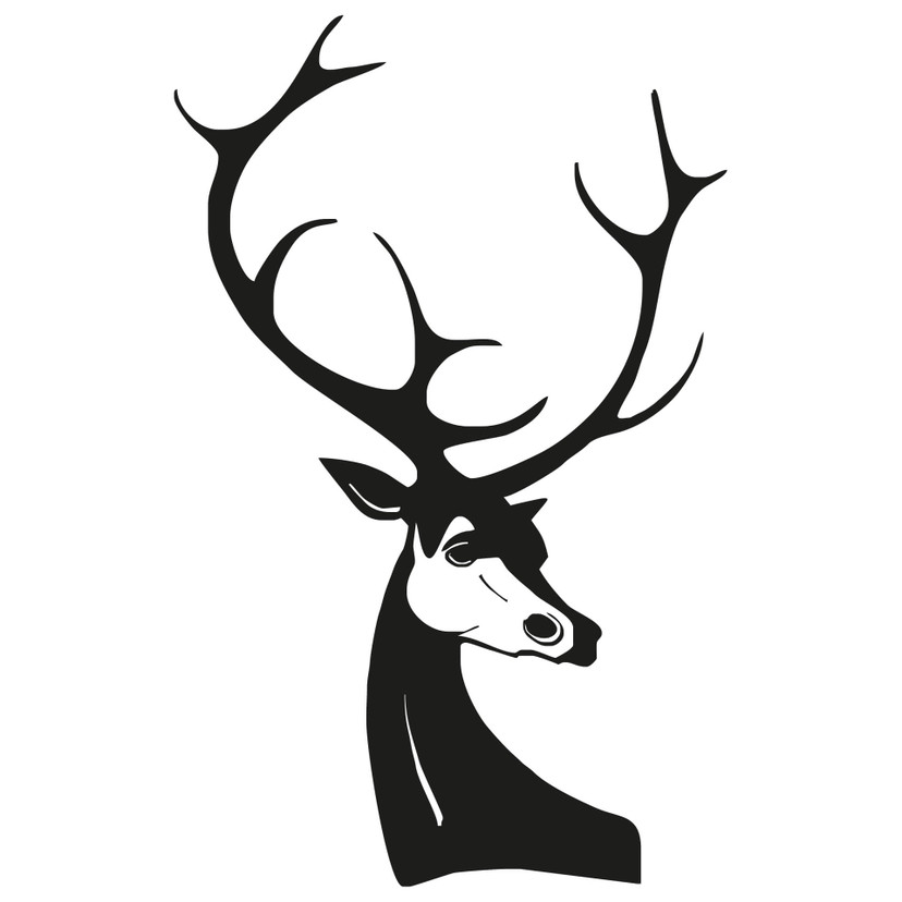 Wallsticker Hjort