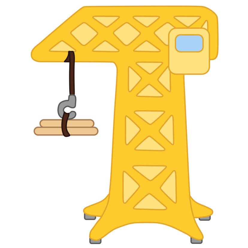 Kran wallsticker