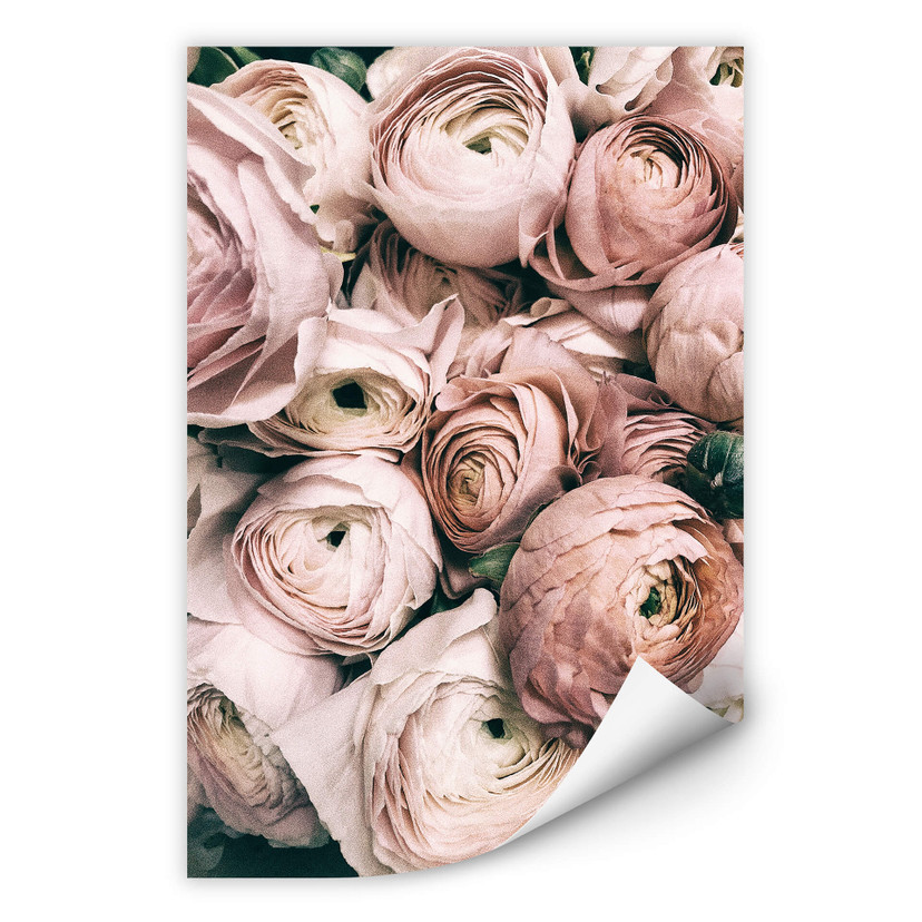 Zelfklevende Poster Vintage Bloemen