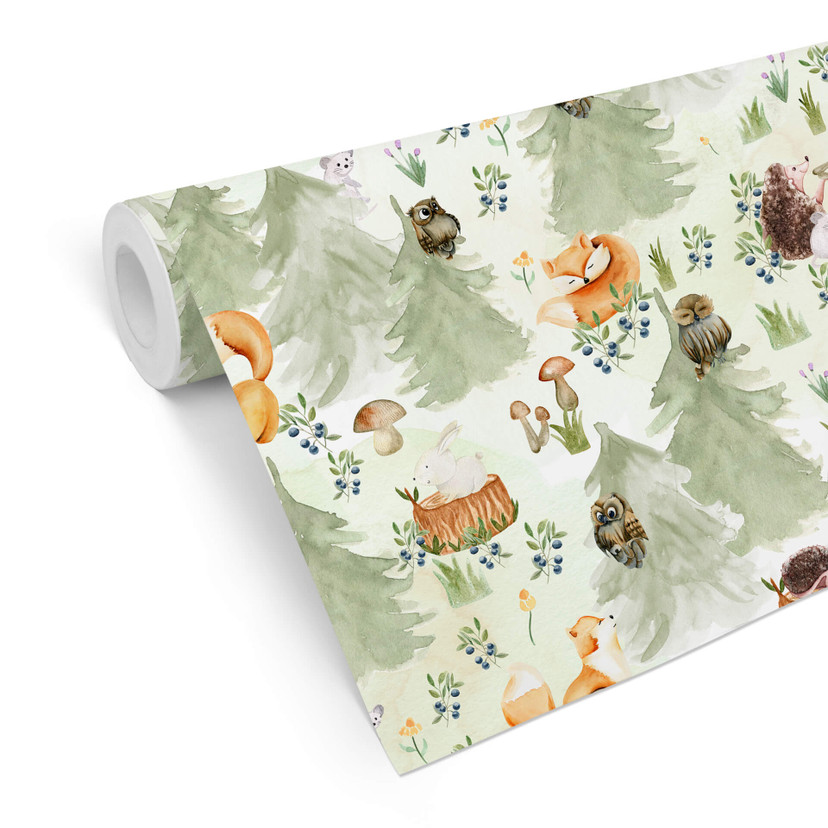 Mønstertapet UN Designs - Skovdyr