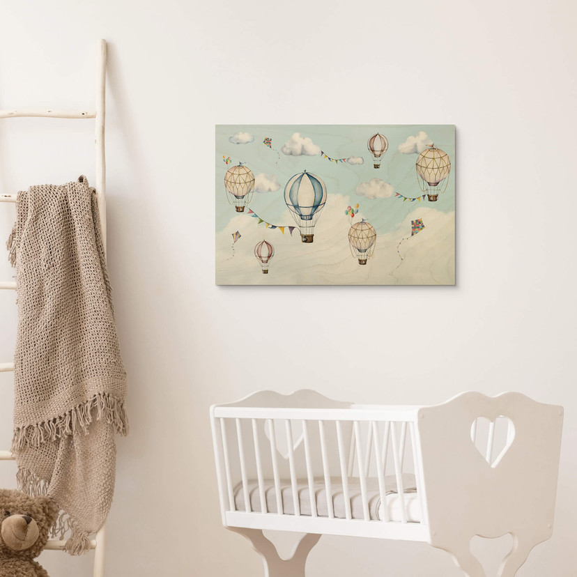 Plakat drewniany Oliver Robins - Balloon Bonanza