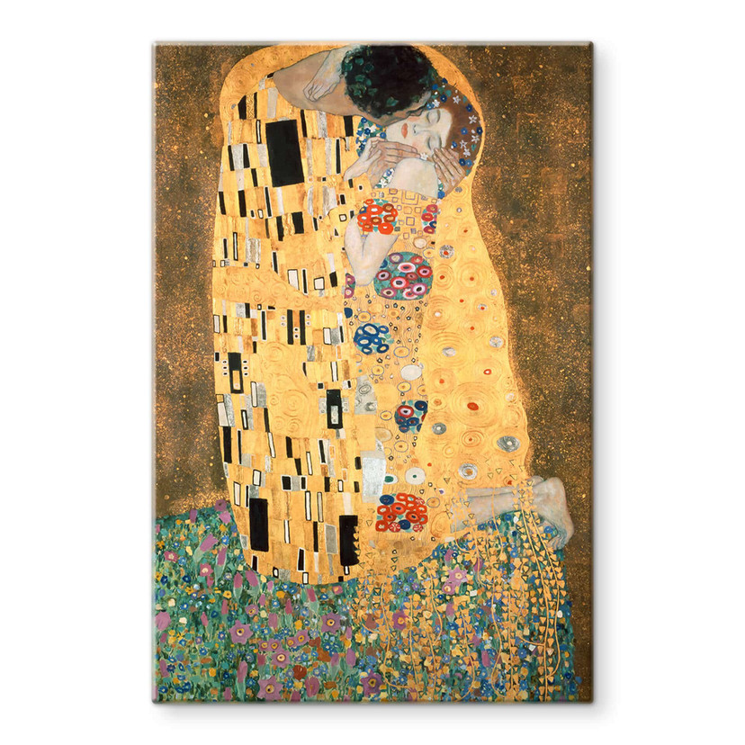 Glasbillede - Klimt - the Kiss