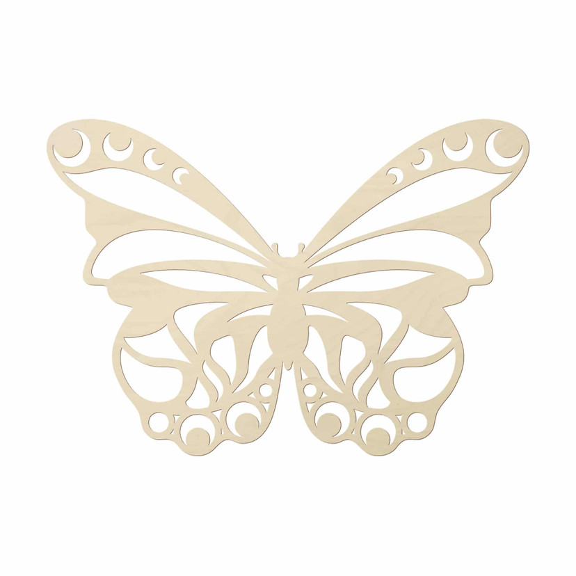 Sztuka z drewna topoli - Motyl