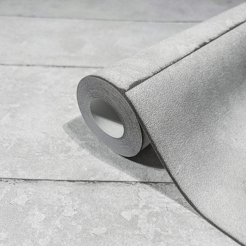 non-woven tapet grå beton look til stue soveværelse kontor marburg tapet