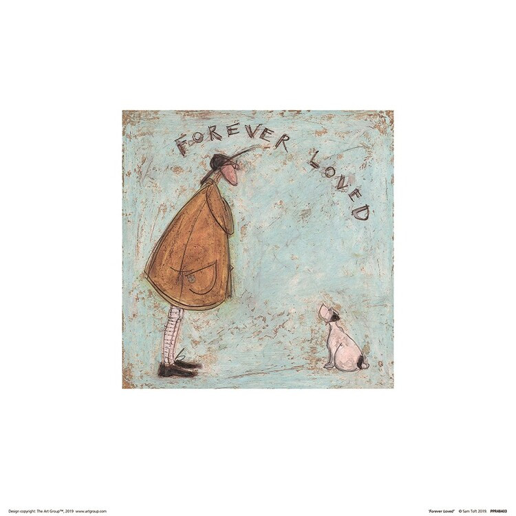Plakat Sam Toft - Forever Loved kunsttryk, Sam Toft (30 x 30 cm)