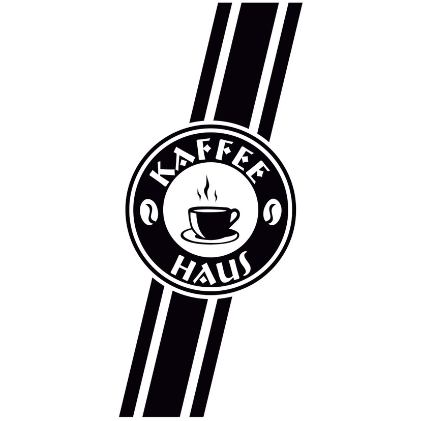 Sticker mural - Bordure Kaffee Haus