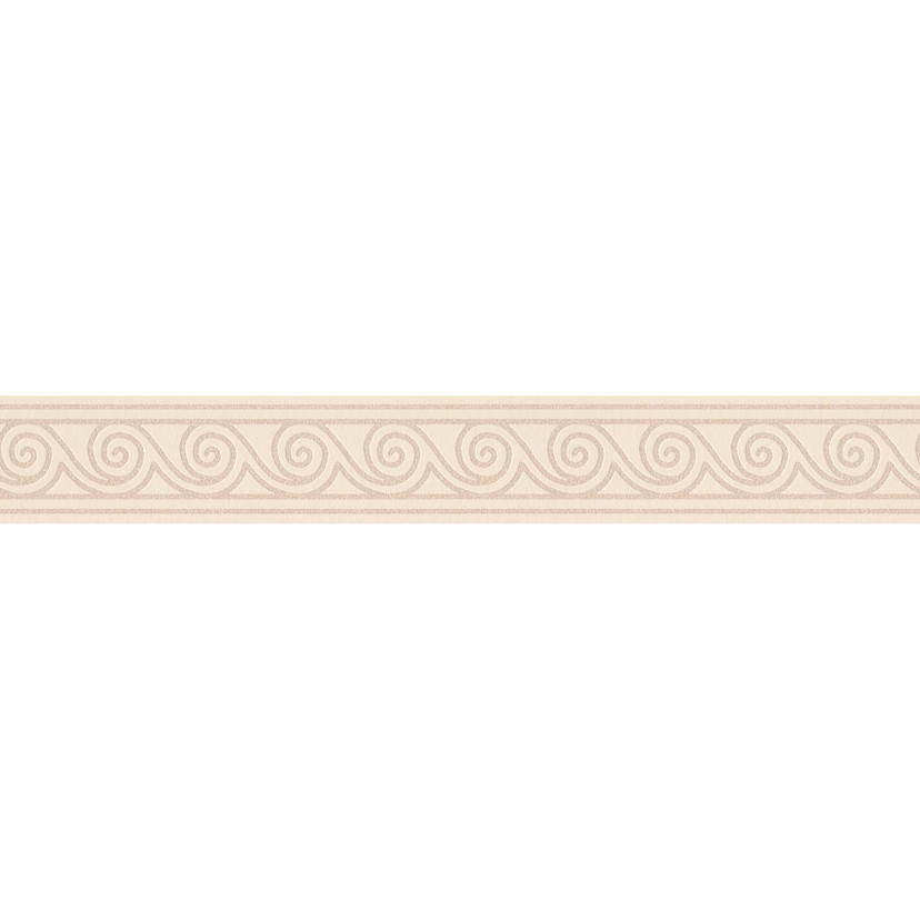 A.S. Création selbstklebende Bordüre Only Borders mit Wellen Muster beige, creme
