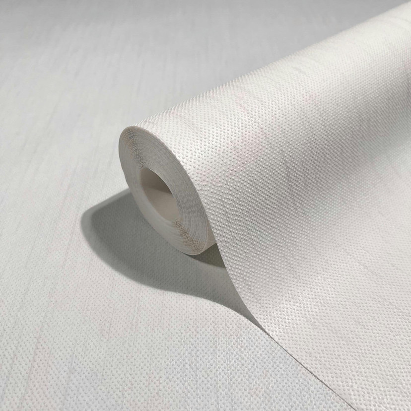 tekstureret non-woven tapet Novamur Jackie hvid
