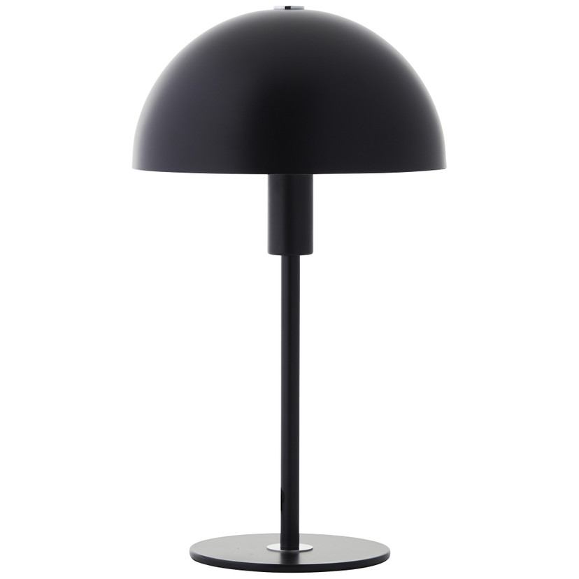 Tischleuchte Lasse, schwarz, 35,5 x 20,3 cm, Metall Pilzlampe