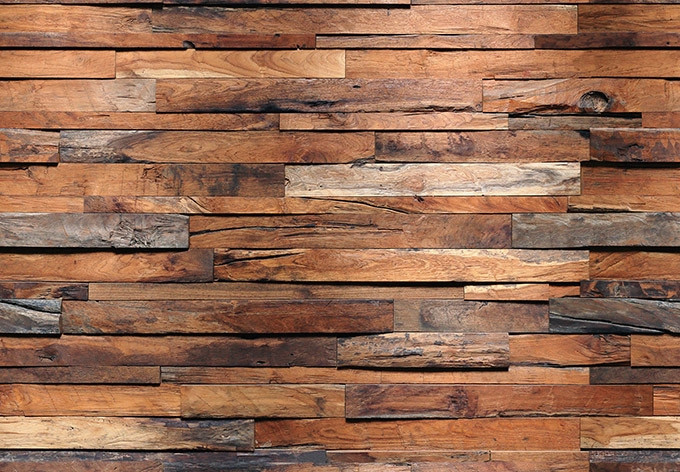 Papier peint photo - paper - Wooden Wall