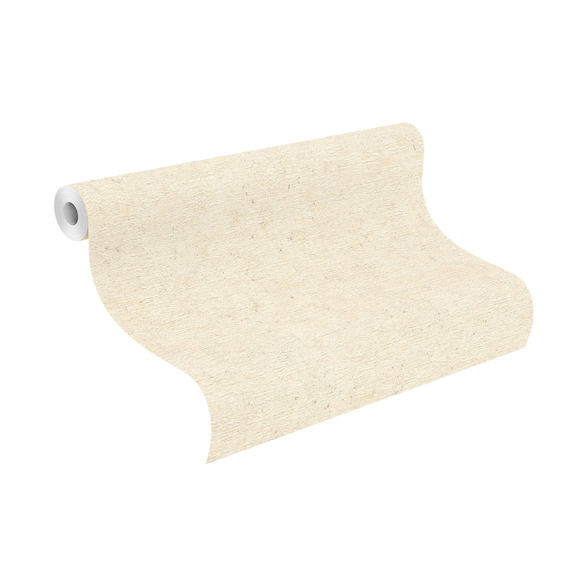 Unit tapet, ensfarvet non-woven tapet Factory V beige
