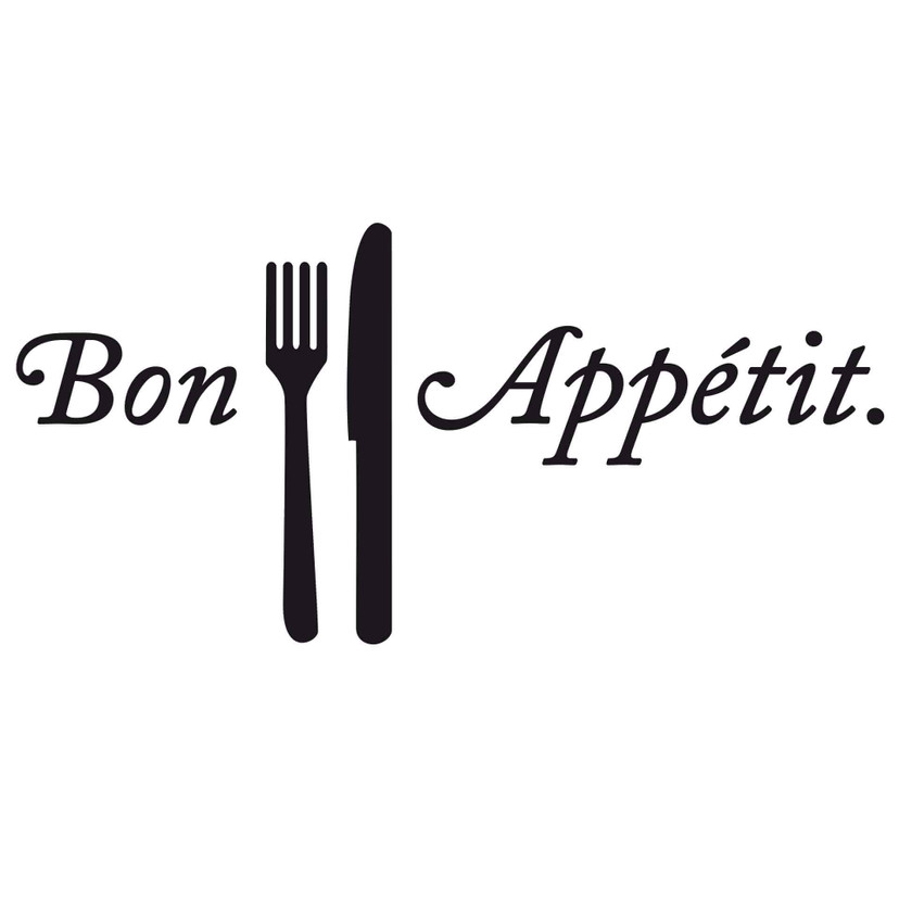 Wallsticker Bon Appétit.