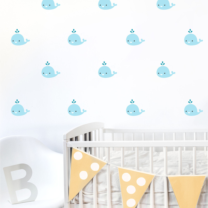 Wandtattoo Babywal Set