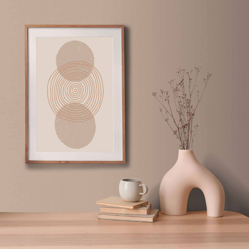 A.S. Creation beige ensfarvet non-woven tapet, moderne, let struktureret mat