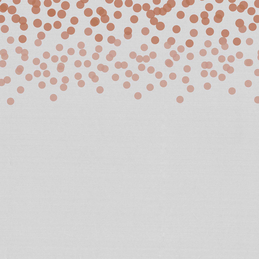 Papier peint design FallingDots2 en gris rouge - Papier peint intissé Designwalls 2 - 2,55 x 3,5 m