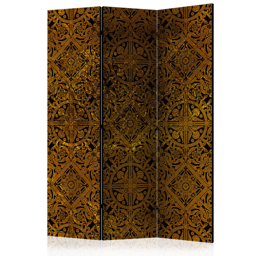 Paravent Séparation de pièce - Trésor mystique des Celtes, 3 pièces - 135x172 cm