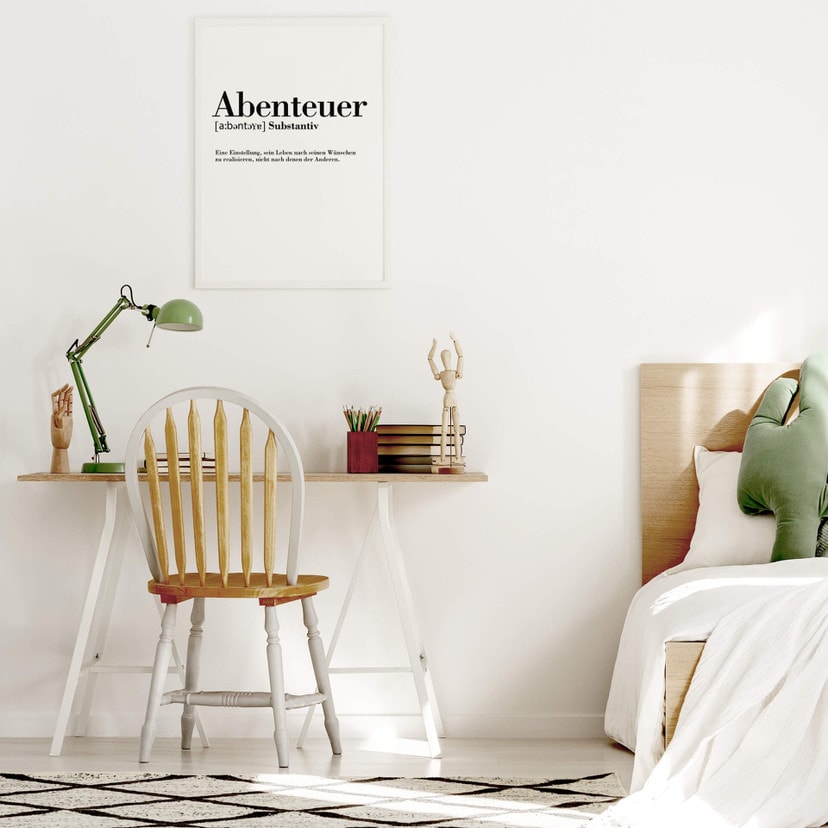 Poster Grammatik - Abenteuer