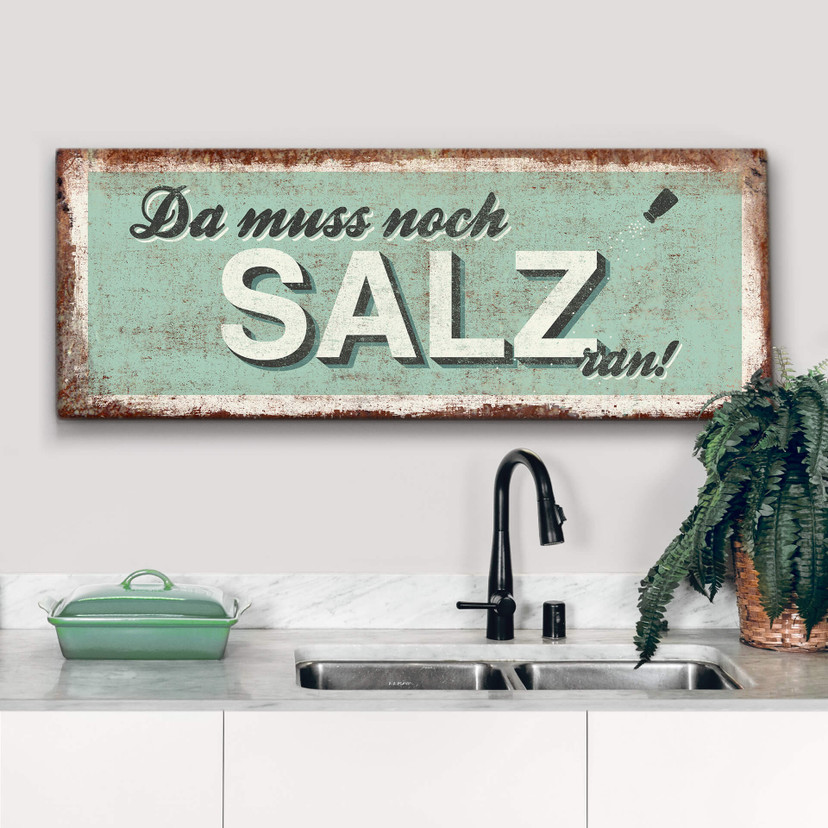 Leinwandbild Da muss noch Salz ran - Panorama