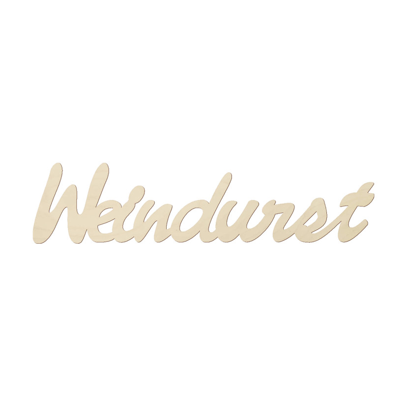 Holzdeko Pappel - Weindurst