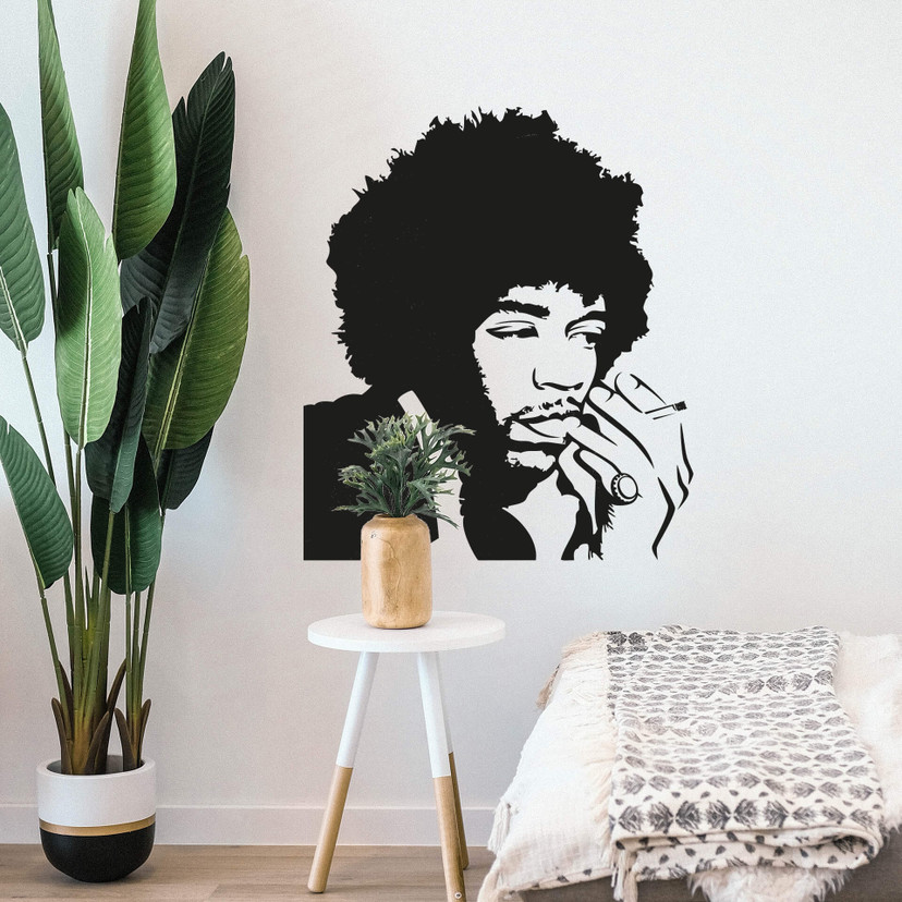 Sticker mural - Jimi Hendrix