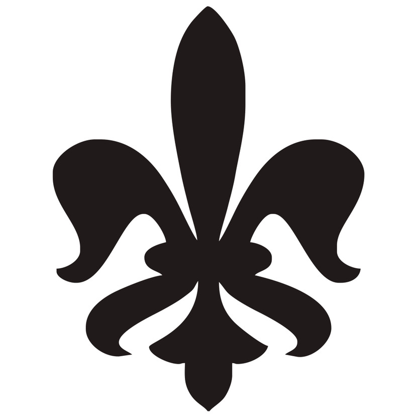 Wallsticker Fleur de Lis 3