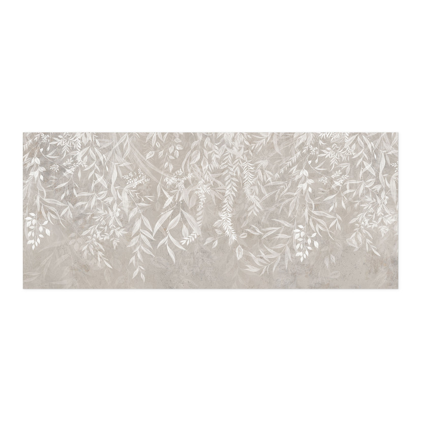 Selbstklebende Küchenrückwand Elegante Weidenzweige in Beige - Ms Tiff