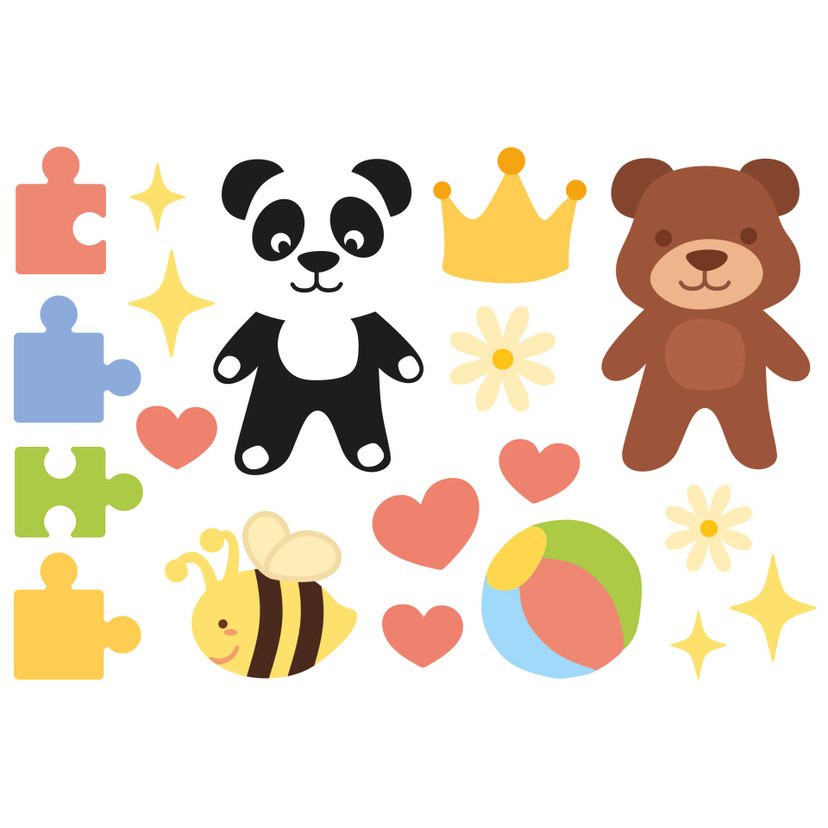 Sticker mural - Jouet
