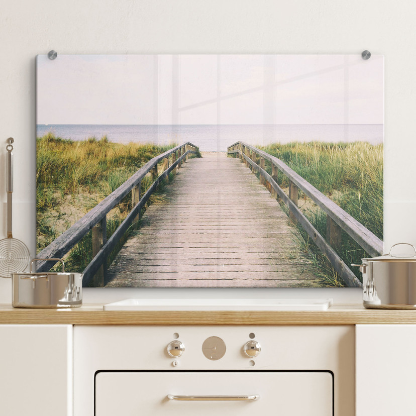 Stænkplade - Til stranden
