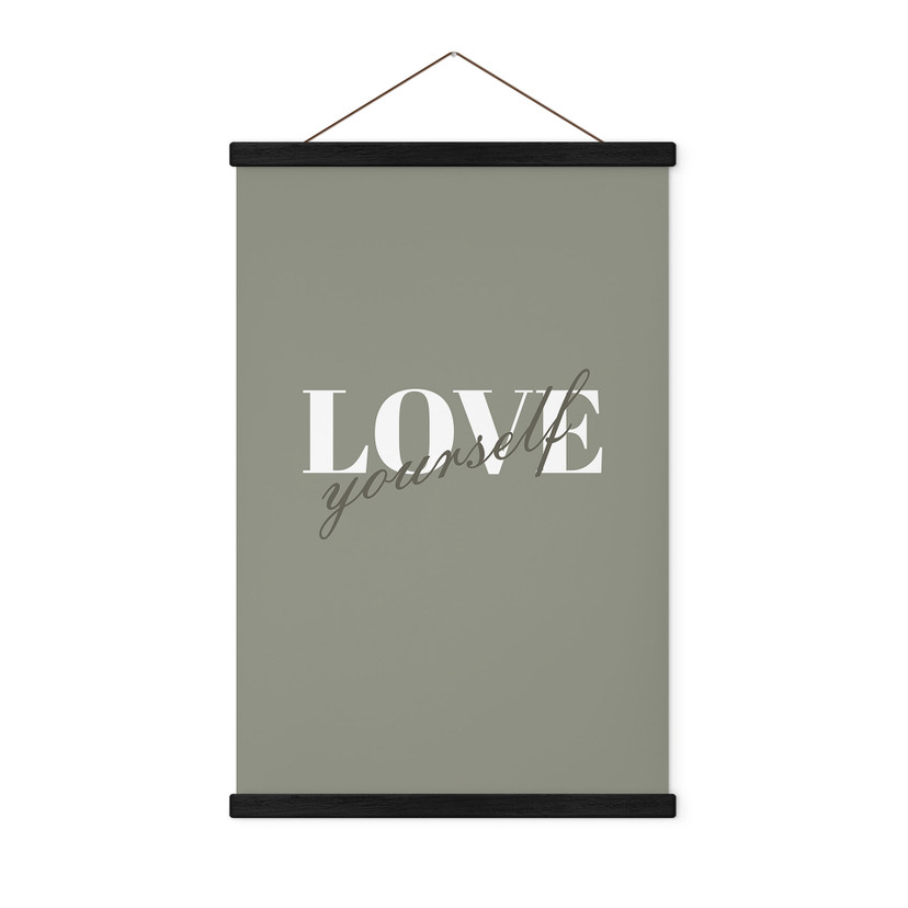 Stoffbild Love yourself