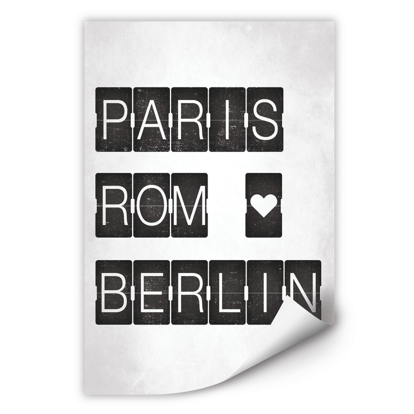 Wallprint W - Paris-Rom-Berlin