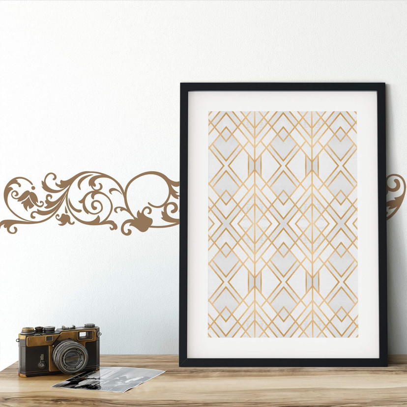 Wallsticker Rose Bånd