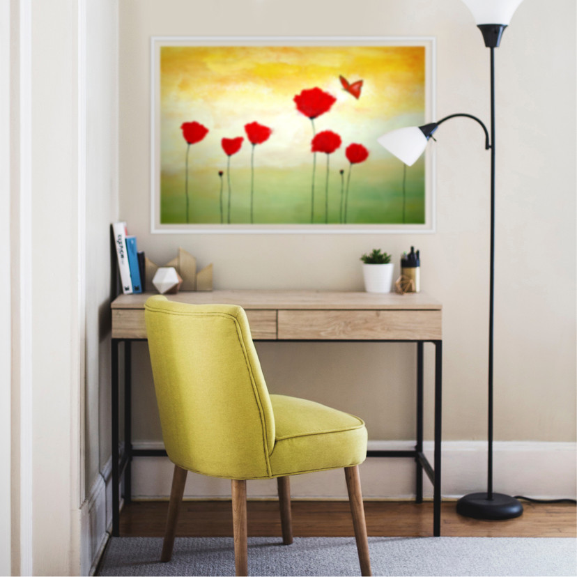 Muurprints Melz - Kleine Vlinder