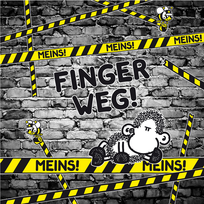 Fototapete sheepworld Finger weg! Meins!