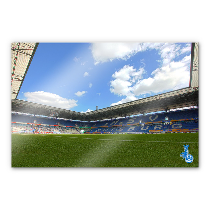 Acrylglasbild MSV Duisburg Stadion - 120x80 cm