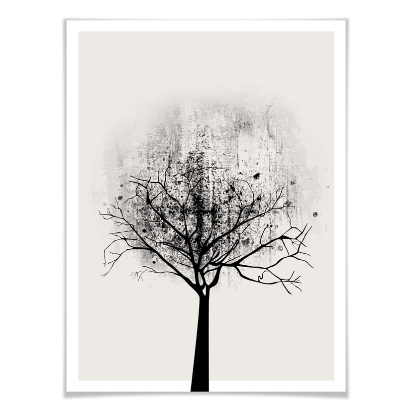 Poster Kubistika - Etude d’un arbre 04