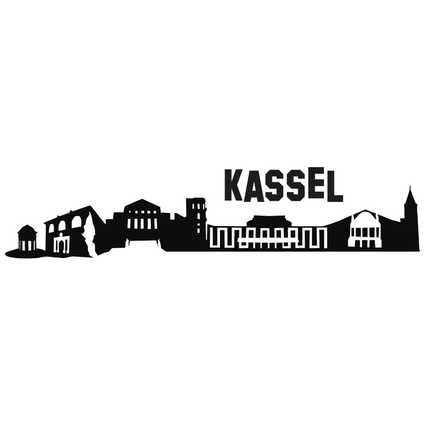 Wandtattoo Kassel Skyline