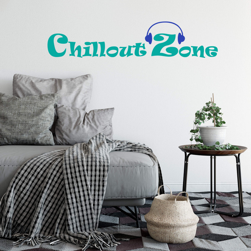Wallsticker - Chill out zine 6 (2-farver)