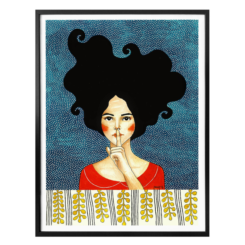 Póster Hülya - Silencio