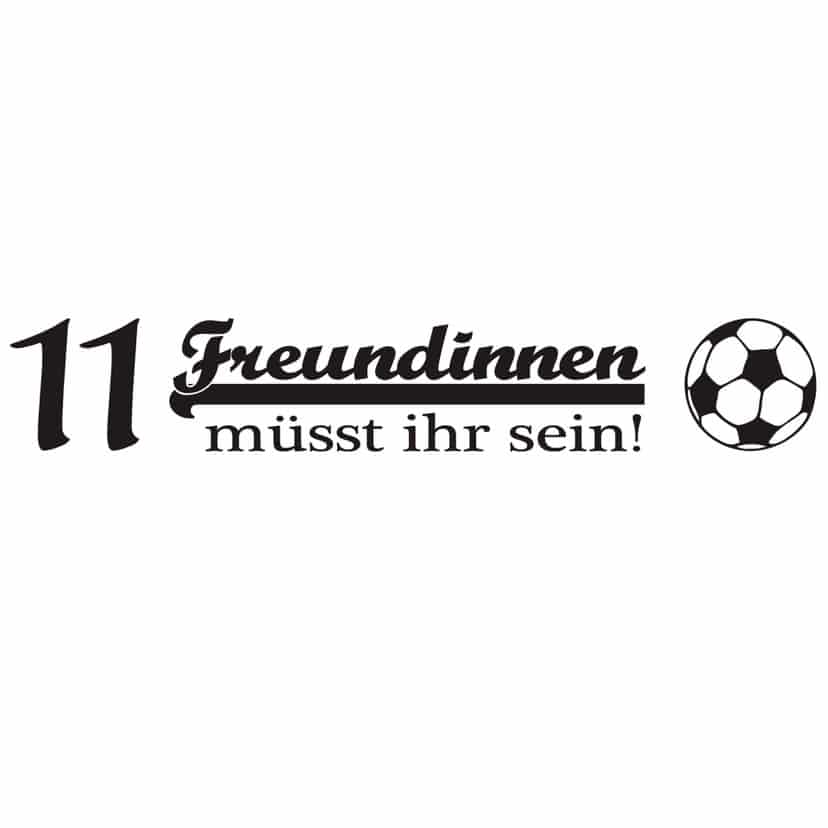 Wandtattoo 11 Freundinnen