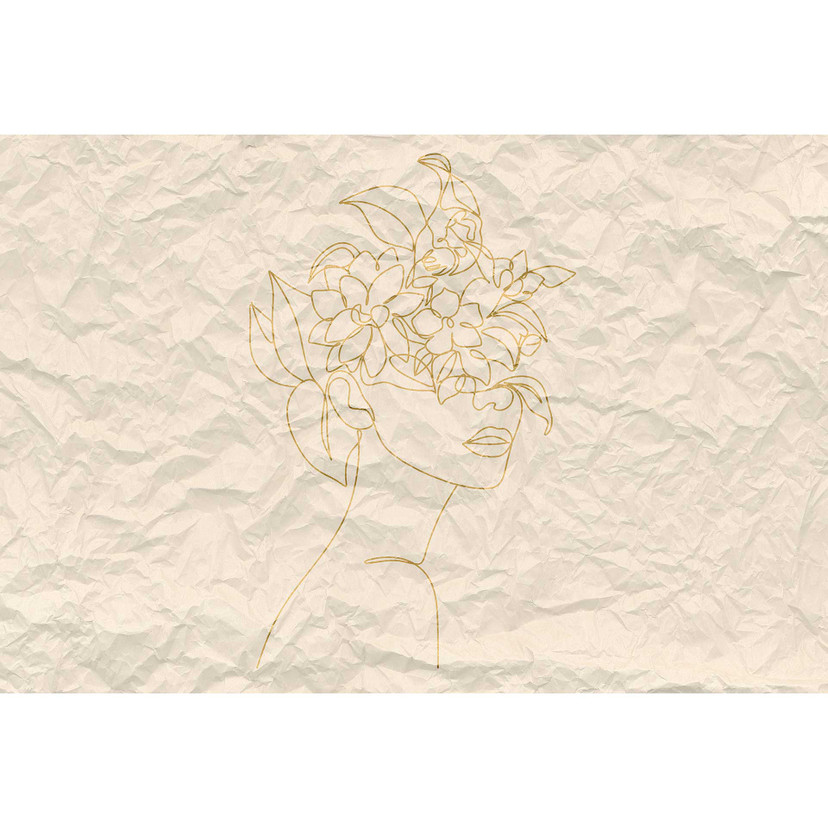 Livingwalls papier peint photo ARTist Paper Face beige