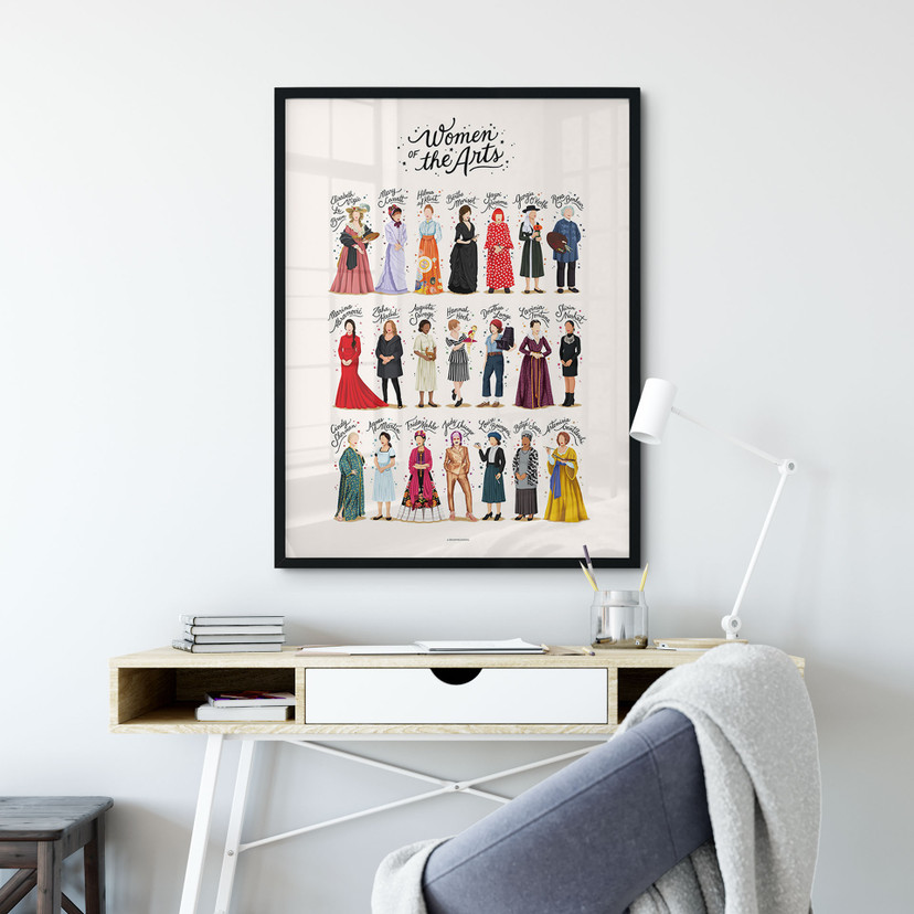 Poster Berühmte Frauen in der Kunst - Tohmé