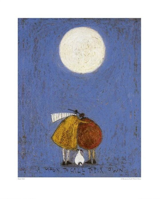 Plakat Sam Toft - A Moon To Call Their Own kunsttryk, Sam Toft (40 x 50 cm)