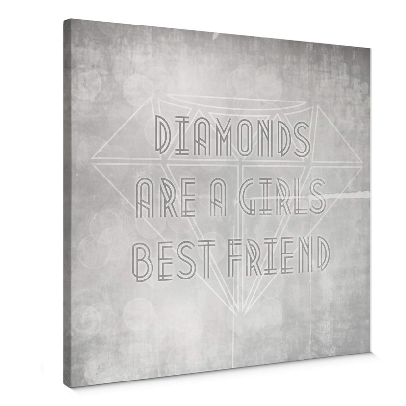 Canvas Diamonds are a Girls best Friend