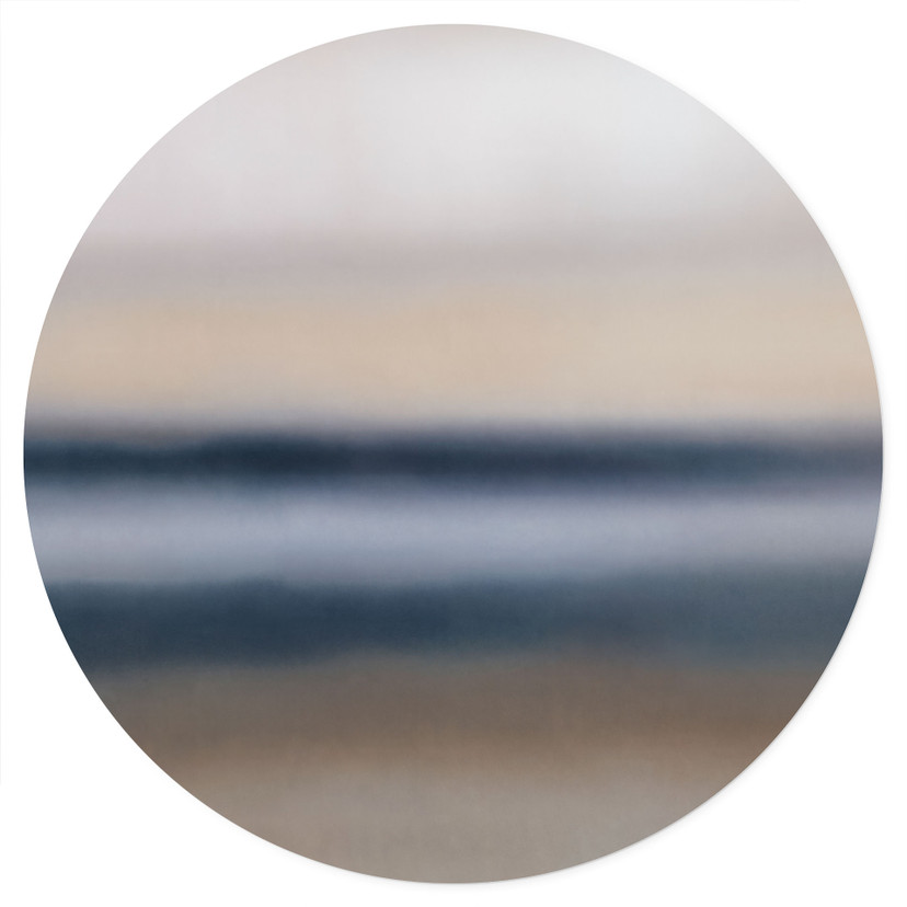Muursticker Rotko Ash - Abstracte Horizon - Sir Edward x Grigory Gladarev - Rond