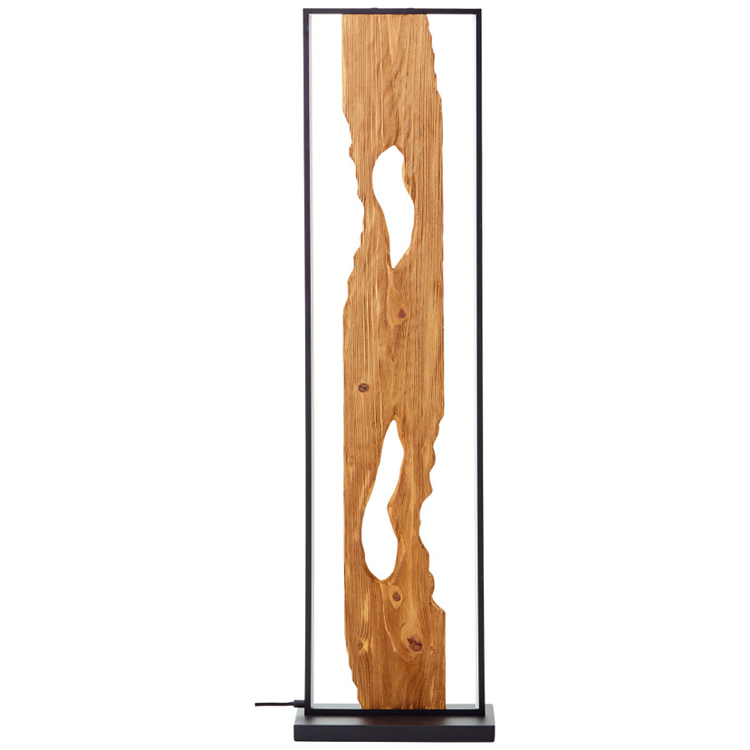 LED-Stehleuchte Elea aus Holz, Holz Stehlampe