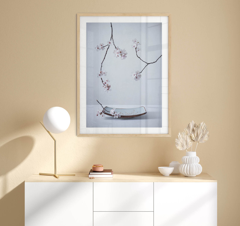 Plakat Karpova - Spa i Zakura - Wiosenna martwa natura kwiatowa