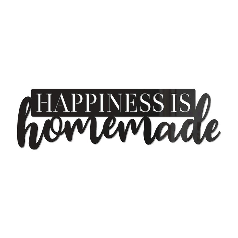 Litery akrylowe Happiness is homemade