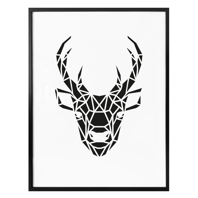 Poster - Origami Hirsch