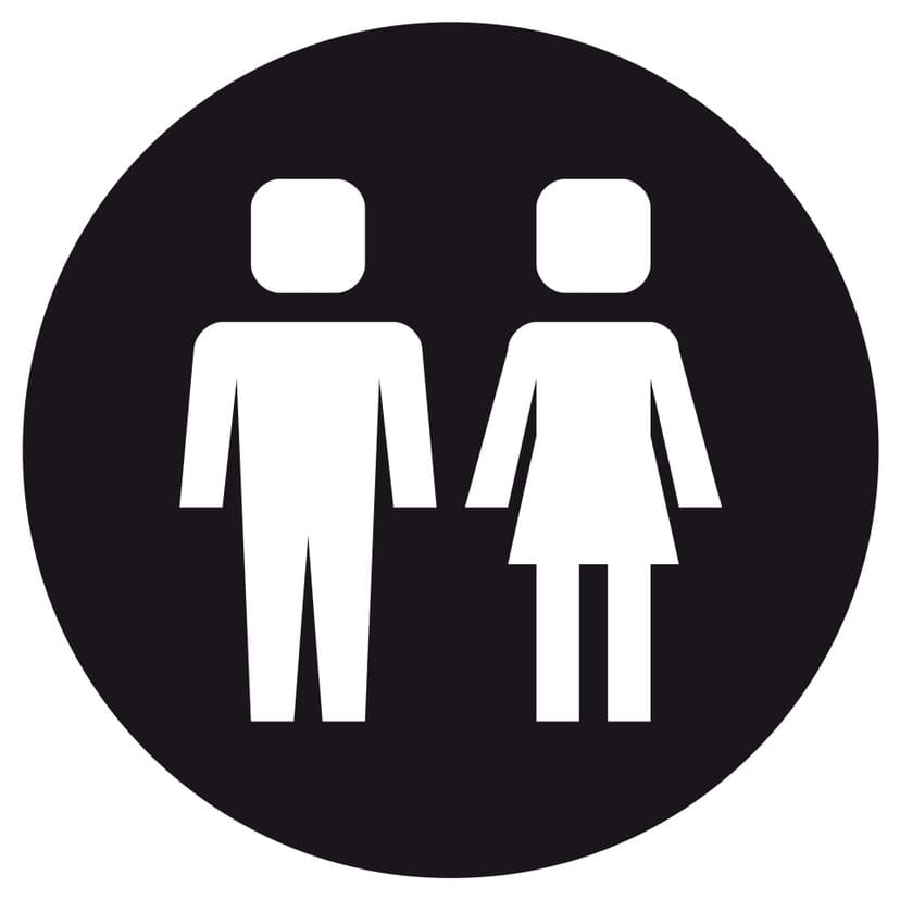 Muursticker Emoji WC